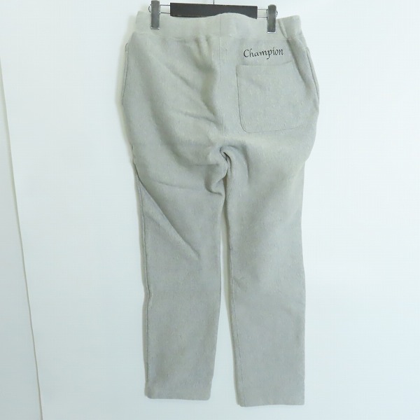 実際に弊社で買取させて頂いたChampion/チャンピオン WIND STOPPER スウェットパンツ グレー C8-G207/Mの画像 1枚目