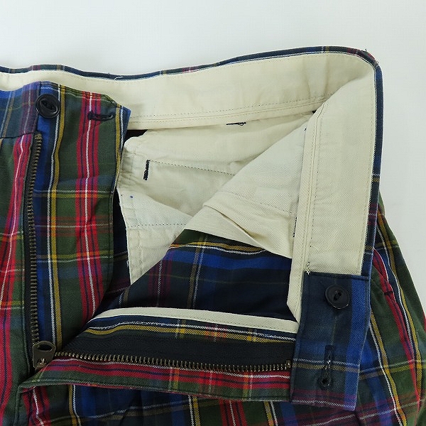 実際に弊社で買取させて頂いたBrooks Brothers/ブルックスブラザーズ  マルチ チェック パンツ/W37の画像 4枚目