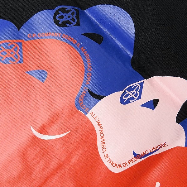 実際に弊社で買取させて頂いた【未使用】C.P.COMPANY/シーピーカンパニー Tシャツ 08CMTS286A ブラック Lの画像 7枚目