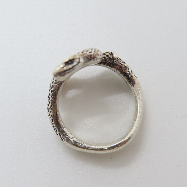 実際に弊社で買取させて頂いたCRAZY PIG/クレイジーピッグ BOOMSLANG SNAKE RING/スネークリング 15.5-16.5号の画像 5枚目