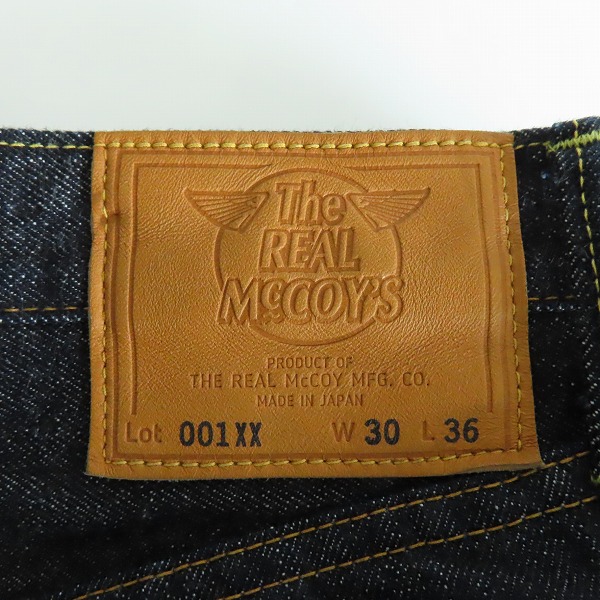 実際に弊社で買取させて頂いたTHE REAL McCOY'S/ザ リアルマッコイズ デニムパンツ 001XX/30の画像 5枚目