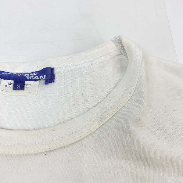 実際に弊社で買取させて頂いたCOMME des GARCONS JUNYA WATANABE MAN/コムデギャルソン 綿天竺×多素材MIX Tシャツ WQ-T020 /Sの画像 4枚目