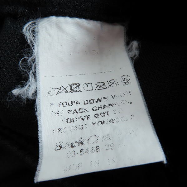 実際に弊社で買取させて頂いたBack Channel/バックチャンネル イージーパンツ ブラック/Mの画像 3枚目