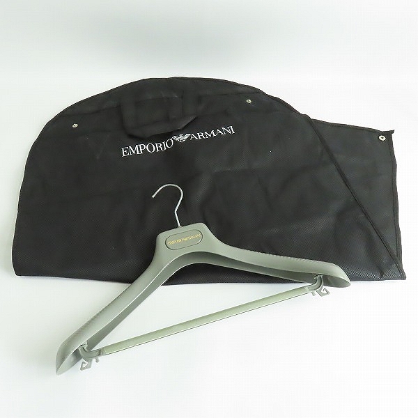 実際に弊社で買取させて頂いた【JPタグ】EMPORIO ARMANI/エンポリオアルマーニ サイド/リブニット レザージャケット/46の画像 9枚目