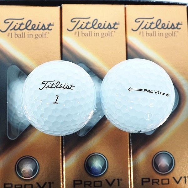 実際に弊社で買取させて頂いた【未使用】Titleist/タイトリスト PRO V1 ゴルフボール ホワイト 1ダースの画像 1枚目