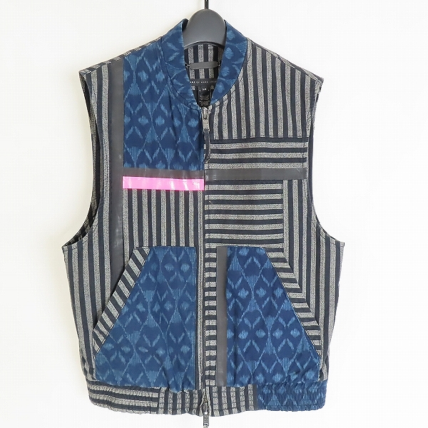 実際に弊社で買取させて頂いたMARC JACOBS/マークジェイコブス 切り替え　ジップアップベスト  S