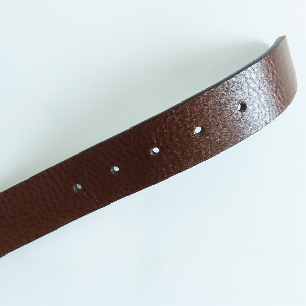 実際に弊社で買取させて頂いたHUGO BOSS/ヒューゴボス レザー ベルト ブラウンの画像 3枚目