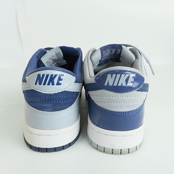 実際に弊社で買取させて頂いたNIKE×atmos/ナイキ×アトモス DUNK LOW JP QS mismatched/ダンク ロー JP クイックストライク ミスマッチ AA4414-401/27の画像 1枚目