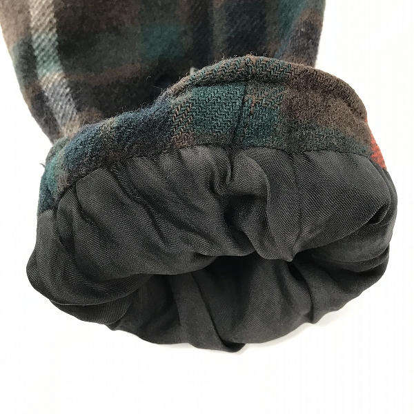 実際に弊社で買取させて頂いたジュンヤワタナベマンコムデギャルソン×ルイスレザー ウールダブルライダースジャケットWK-J009/AD2003/Lの画像 7枚目