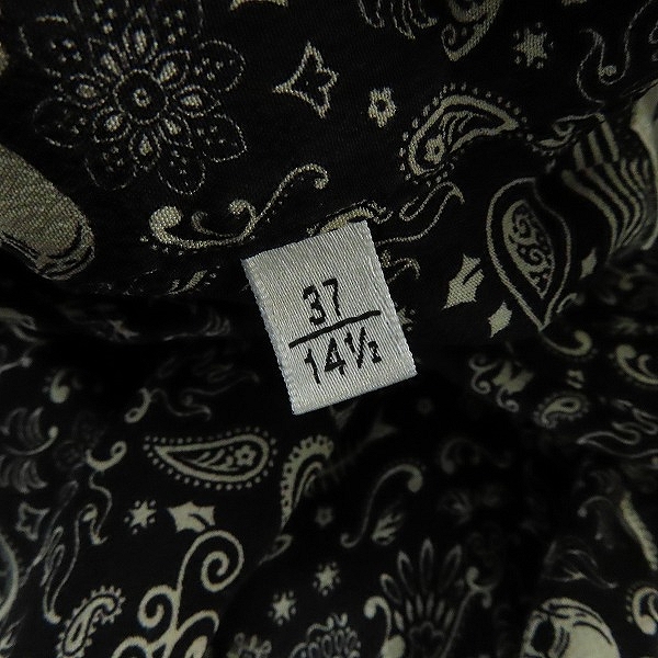 実際に弊社で買取させて頂いた【JPタグ】 SAINT LAURENT PARIS/サンローランパリ 19SS スカル ペイズリー総柄シルク長袖シャツ 564172 Y595U/37の画像 3枚目