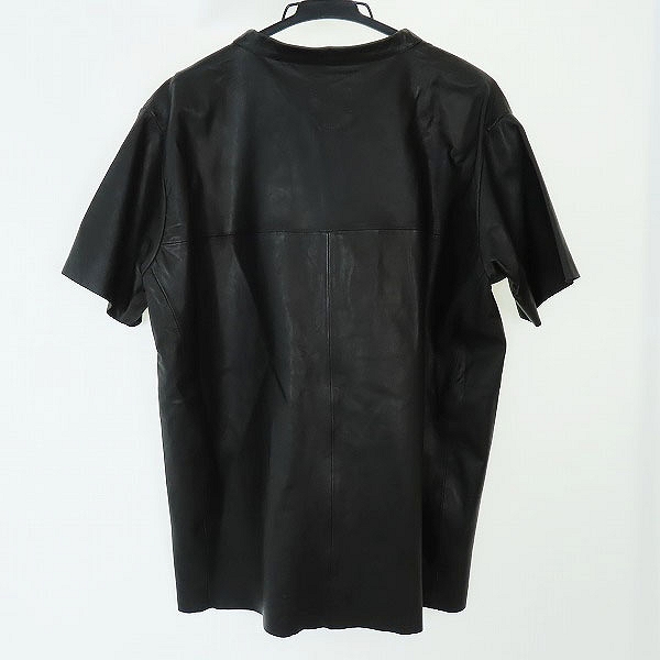 実際に弊社で買取させて頂いた【難有り】CRIMIE/クライミー LEATHER HENRLY NECK SHIRT ラムレザー ヘンリーネックシャツ CR1-02A1-SS31 /XLの画像 1枚目
