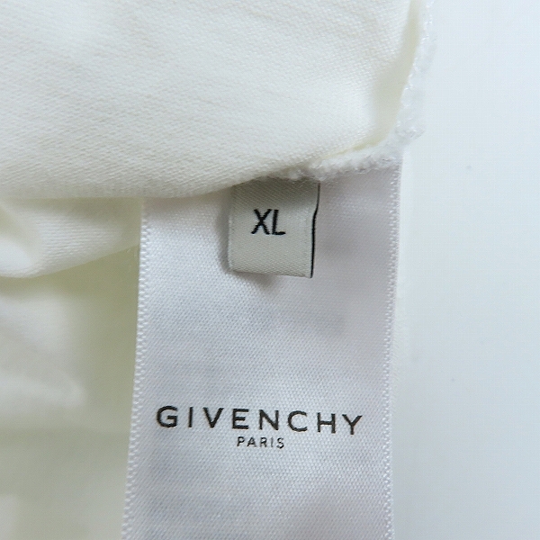 実際に弊社で買取させて頂いた【JPタグ】Givenchy/ジバンシィ Schematics Logo Tee/スケマティックスTシャツ BM710W3002/XLの画像 3枚目