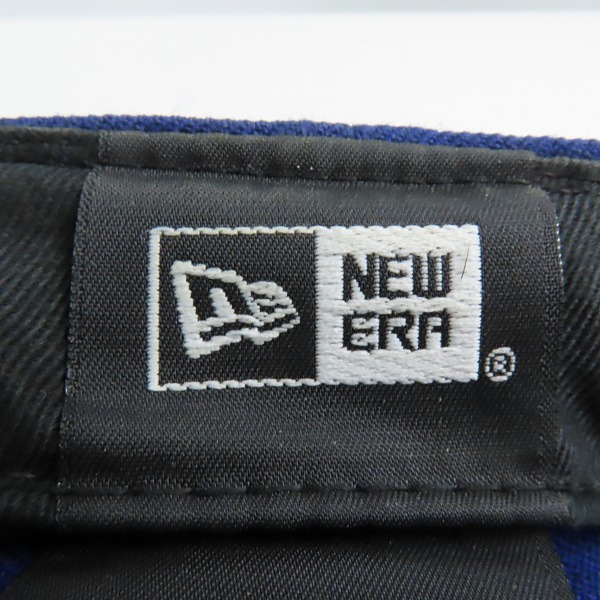 実際に弊社で買取させて頂いたNEW ERA×BACK CHANNEL/ニューエラ×バックチャンネル ロゴ刺繍 ブルー キャップ/帽子の画像 3枚目