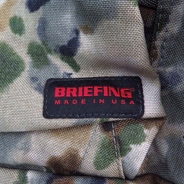 実際に弊社で買取させて頂いたBRIEFING/ブリーフィング EASY WIRE/イージーワイヤー 2WAY カモフラ トートバッグの画像 3枚目