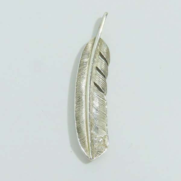 実際に弊社で買取させて頂いたFIRST ARROWS/ファーストアローズ シルバー/全銀 フェザーペンダントの画像 2枚目