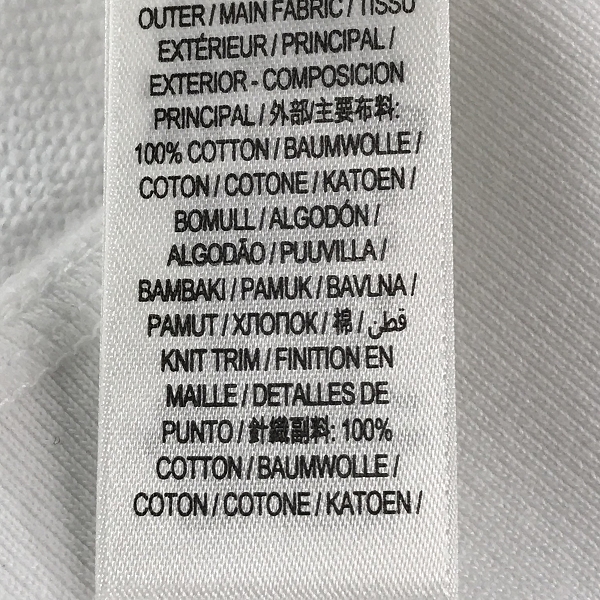 実際に弊社で買取させて頂いた【未使用】BURBERRY/バーバリー 23AW Bianco トーマスベアシグネチャー柄 クルーネックスウェット 8069197/14Yの画像 4枚目