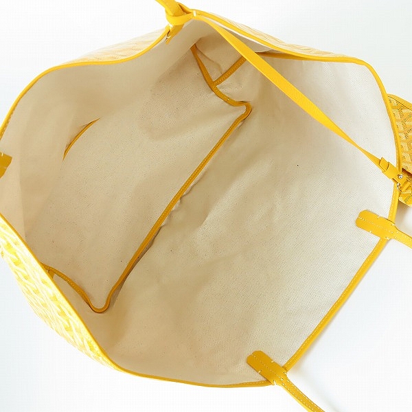 実際に弊社で買取させて頂いたGOYARD/ゴヤール サンルイ PM トートバッグ/ポーチ付き AMALOUIS PM 08の画像 3枚目