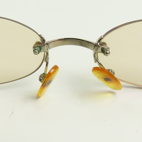 実際に弊社で買取させて頂いたALFRED DUNHILL/アルフレッド ダンヒル 度入り サングラス/アイウェア リムレスフレーム の画像 4枚目