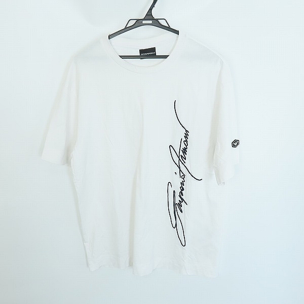 実際に弊社で買取させて頂いたEMPORIO ARMANI/エンポリオアルマーニ Tシャツ ホワイト XL
