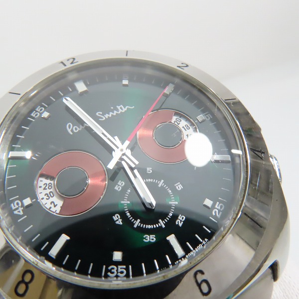 実際に弊社で買取させて頂いたPaul Smith/ポールスミス J524-S066662 ディスクアイズ クォーツ 腕時計【動作未確認】の画像 8枚目