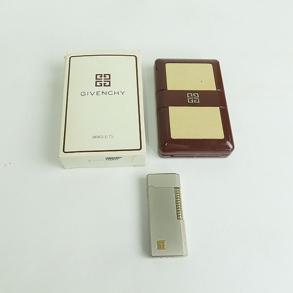実際に弊社で買取させて頂いたGIVENCHY/ジバンシー ガスライター シルバー/ゴールドの画像 5枚目