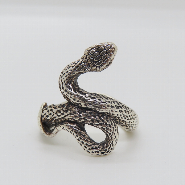 実際に弊社で買取させて頂いたCRAZY PIG/クレイジーピッグ BOOMSLANG SNAKE RING/スネークリング 15.5-16.5号の画像 1枚目