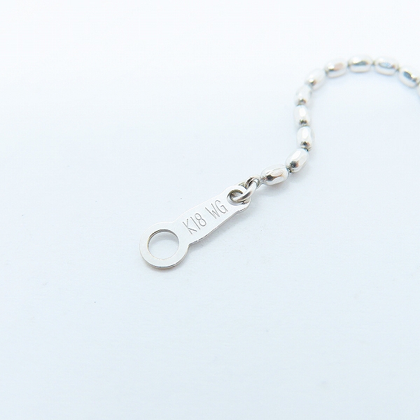 実際に弊社で買取させて頂いたBloody Mary/ブラッディマリー K18WG/ホワイトゴールド チェーンネックレス の画像 4枚目