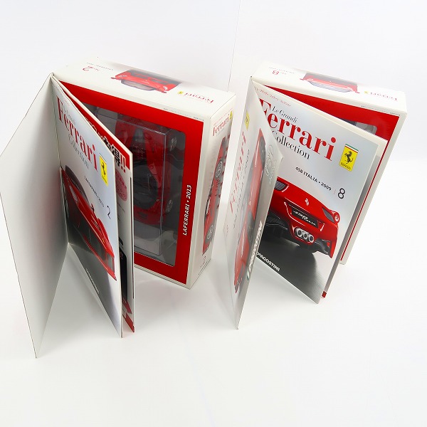 実際に弊社で買取させて頂いたDeAGOSTINI/ディアゴスティーニ 1/24 レ・グランディ FERRARI/フェラーリ コレクション 2009/2013 2点セットの画像 1枚目