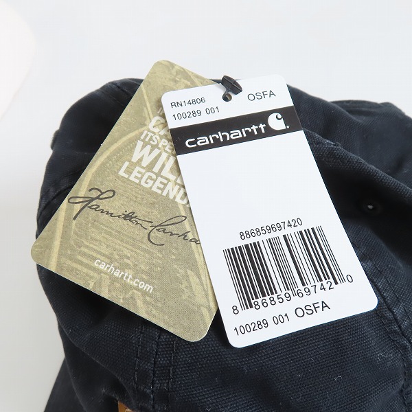 実際に弊社で買取させて頂いた【未使用】Carhartt/カーハート キャップ ワンポイントロゴ/OSFAの画像 7枚目