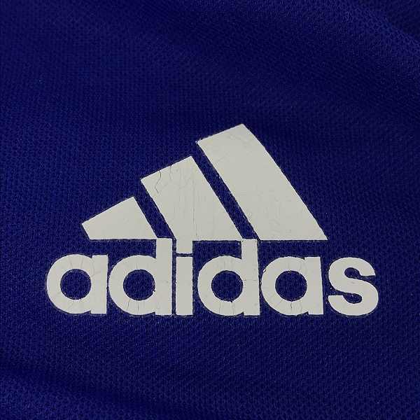 日本製 2001 adidas 日本代表 ユニフォーム アディダス アディダス 2001年 サッカー日本代表 ユニフォーム【M】半袖 青