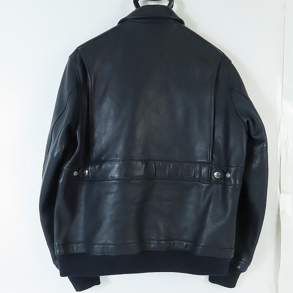 実際に弊社で買取させて頂いたMilok/ミロック 21SS レザージャケット シングル 21SSBL01/44の画像 1枚目
