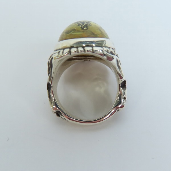 実際に弊社で買取させて頂いた【ギャラ付】ALEX STREETER/アレックスストリーター 2019年限定 オパールファイア エンジェルハートリングw/ソーンスター/19号の画像 5枚目