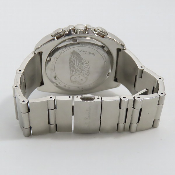 実際に弊社で買取させて頂いたPaul Smith/ポールスミス J524-S066662 ディスクアイズ クォーツ 腕時計【動作未確認】の画像 2枚目