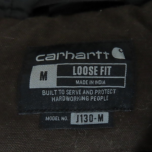 実際に弊社で買取させて頂いたCarhartt/カーハート ウォッシュドダックインシュレイティッドアクティブジャケット 104050 DKB/Mの画像 2枚目