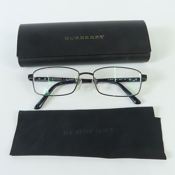 実際に弊社で買取させて頂いたBURBERRY/バーバリー 度入り 眼鏡/メガネフレーム B1287TD 1091の画像 9枚目
