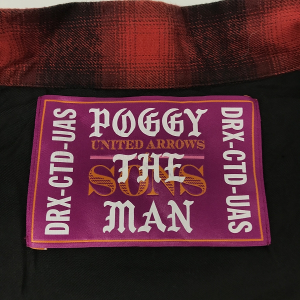 実際に弊社で買取させて頂いたUNITED ARROWS & SONS POGGY THE MAN/ユナイテッドアローズ 15AWTOMMY SHIRT/チェックシャツ/1199-299-9039/Lの画像 2枚目