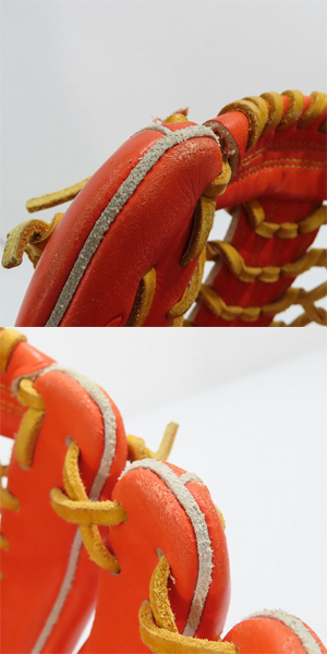 実際に弊社で買取させて頂いたHI GOLD/ハイゴールド NATURAL FLEX 己極 軟式 オールラウンダー 野球 グローブ OKG-6435の画像 7枚目