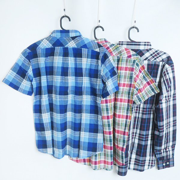 実際に弊社で買取させて頂いた【未使用含む】CANTERBURY/カンタベリー チェック柄シャツ 3点セットの画像 1枚目