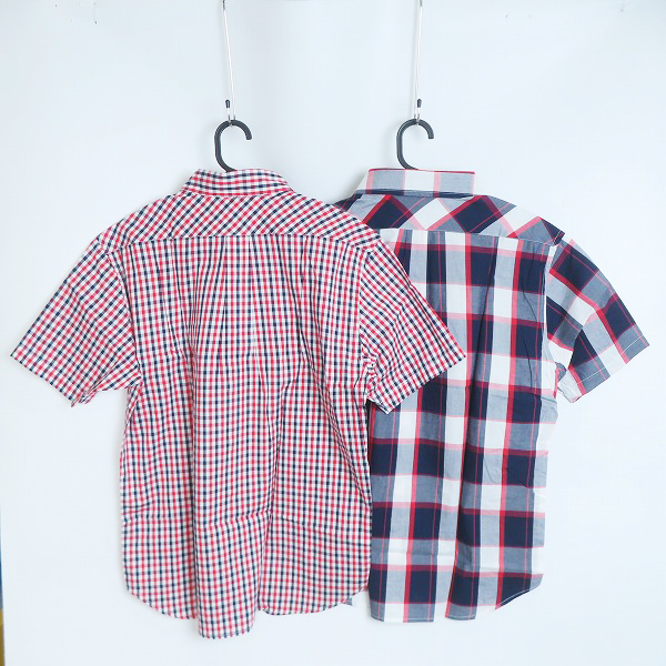 実際に弊社で買取させて頂いた【未使用】CANTERBURY/カンタベリー チェック柄シャツ２点セットの画像 1枚目