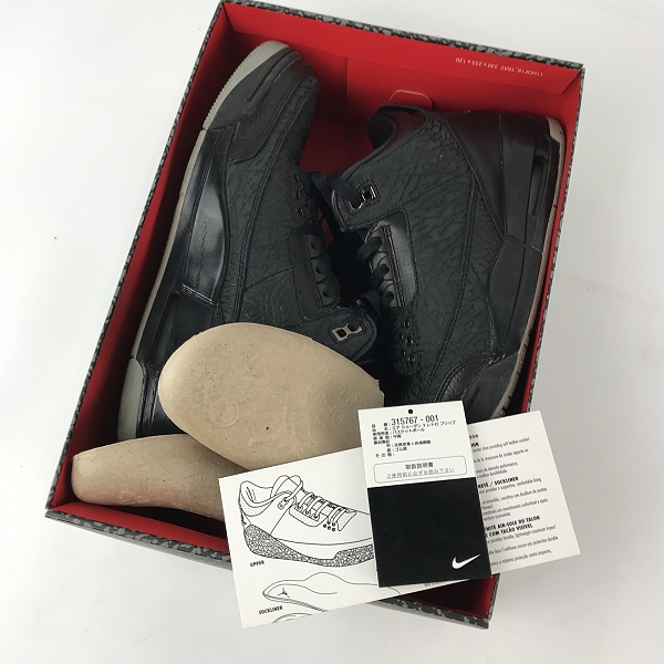 実際に弊社で買取させて頂いた【観賞用】NIKE/ナイキ AIR JORDAN 3/エアジョーダン 3 RETRO FLIP/フリップ 315767-001/27.5の画像 7枚目
