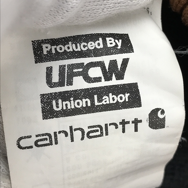 実際に弊社で買取させて頂いたcarhartt/カーハート ダックパーカー ジャケット  RN14806/Sの画像 5枚目