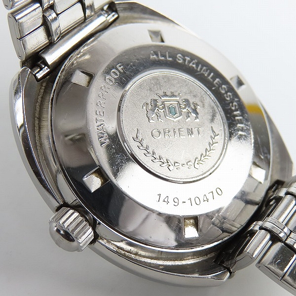 実際に弊社で買取させて頂いたORIENT/オリエント  ユニマチック デイデイト 21石 自動巻き 腕時計 149-10470 の画像 4枚目