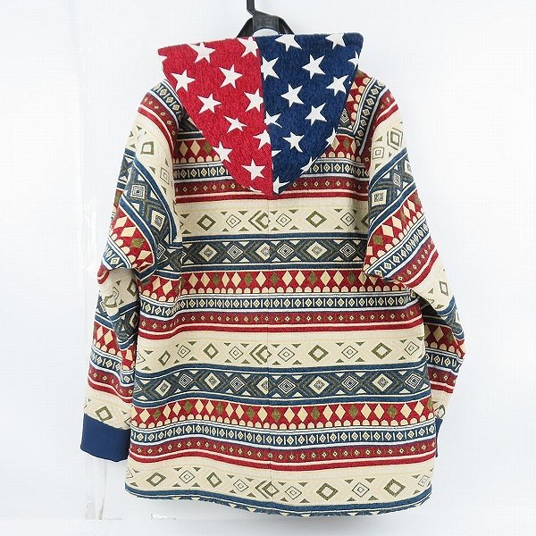 実際に弊社で買取させて頂いたNO ID./ノーアイディー  クレイジー切替ゴブランBIGフーデット゛BLZ ブルゾン　848006-549B サイズONEの画像 1枚目