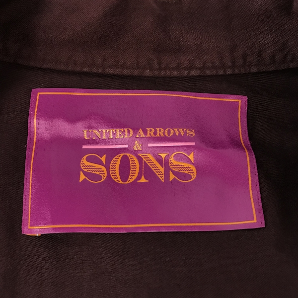 実際に弊社で買取させて頂いたUNITED ARROWS＆SONS/ユナイテッドアローズ アンド サンズ チャイナ/羽織ジャケット/5511-299-0076/Lの画像 2枚目