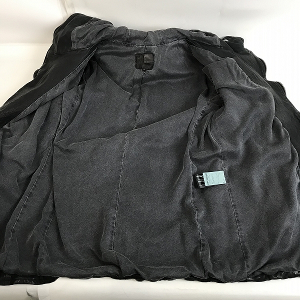 実際に弊社で買取させて頂いたBACKLASH/バックラッシュ "FORE GROW" バングラディシュカーフ製品染め セミロングフーディー/ジャケット 1645-06/2の画像 4枚目