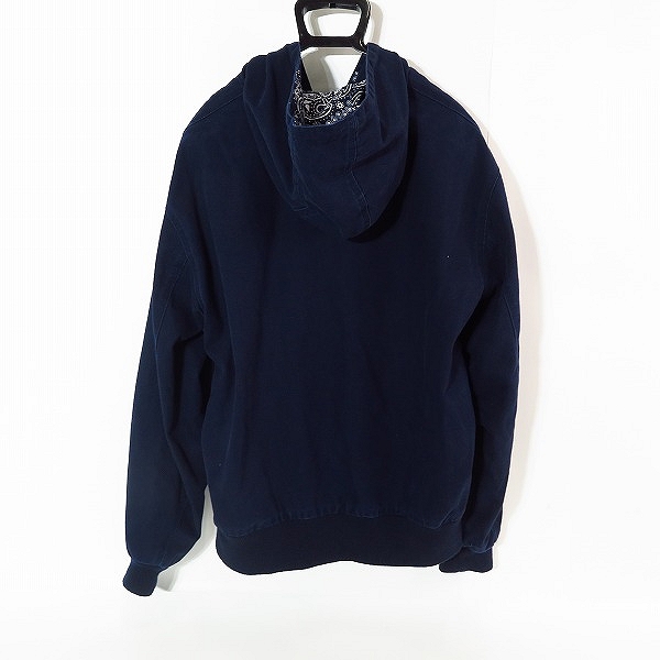 実際に弊社で買取させて頂いたCarhartt/カーハート 裏ペイズリー ジップアップ パーカー ワークジャケット Sの画像 1枚目