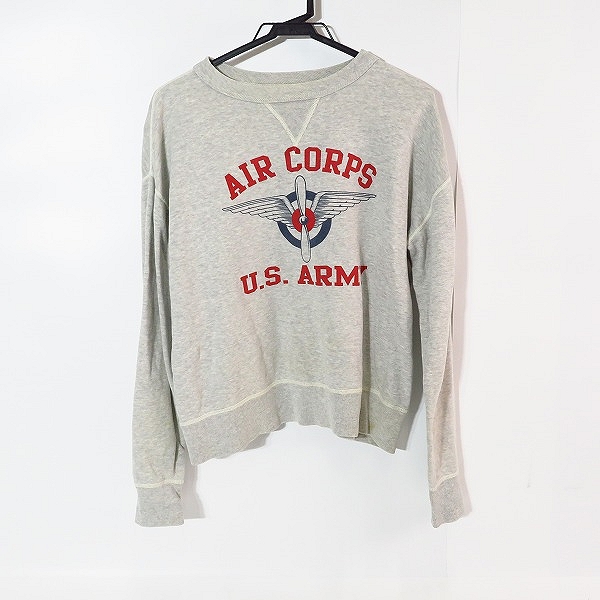 実際に弊社で買取させて頂いたTHE REAL McCOY'S/ザ リアルマッコイズ SPORTING GOODS 全面Vガゼット AIR CORPS スウェット /L
