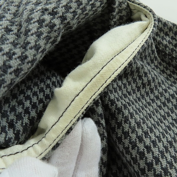 実際に弊社で買取させて頂いたSUGAR CANE/シュガーケーン 千鳥格子柄パンツ/W36 L34の画像 8枚目
