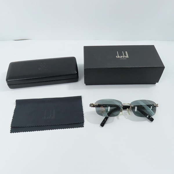 実際に弊社で買取させて頂いたdunhill/ダンヒル T-CELLULOID/TITAN F-K14WG ホワイトゴールド ツーポイント メガネフレーム の画像 9枚目