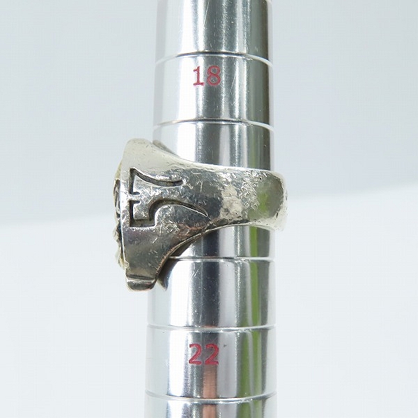 実際に弊社で買取させて頂いたBWL×MARK MAHONY/ビルウォールレザー×マークマホーニー ゴールドサダー ホースシューリング 20号の画像 7枚目